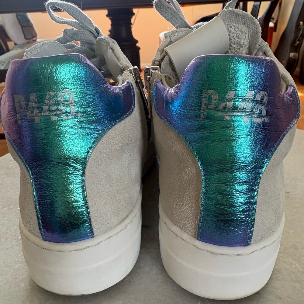 P448 Thea Holographic (Mermaid Tail :) Platform Mid Top